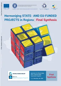 Harmonizing State- and EU-Funded Projects in Regions | Final Synthesis Public Disclosure Authorized Public Disclosure Authorized Public Disclosure Authorized