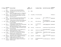 List of University Coordinator