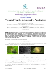 Technical Textiles in Automotive Applications