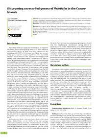 Discovering Unrecorded Genera of Helotiales in the Canary Islands