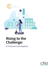 Rising to the Challenge: a Smart Cities Playbook”