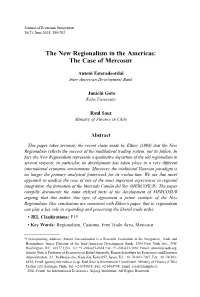 The Case of Mercosur