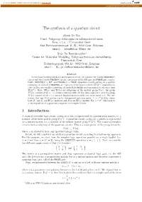The Synthesis of a Quantum Circuit