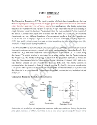 Unit-1 Mphycc-7 Ujt