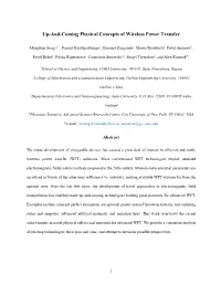 Up-And-Coming Physical Concepts of Wireless Power Transfer