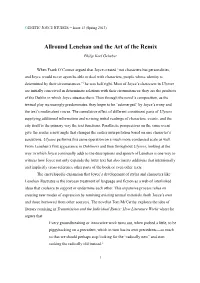 Allround Lenehan and the Art of the Remix