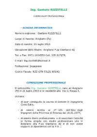 Ing. Gaetano RIZZITELLI