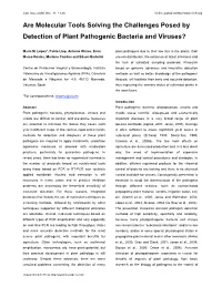 Are Molecular Tools Solving the Challenges Posed by Detection Of