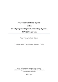 GIAHS) Programme