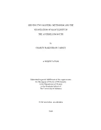Methodism and the Negotiation of Masculinity