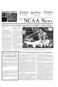 Task Force Strengthening NCAA/USOC Relationship by STEPHEN R