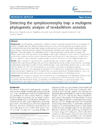 A Multigene Phylogenetic Analysis of Terebelliform Annelids