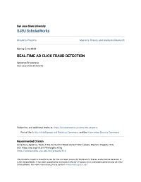 Real-Time Ad Click Fraud Detection