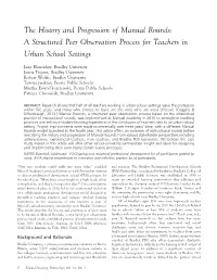 The History and Progression of Manual Rounds: a Structured Peer Observation Process for Teachers in Urban School Settings