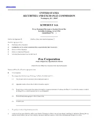 Proxy Statement Pursuant to Section 14(A) of the Securities Exchange Act of 1934 (Amendment No