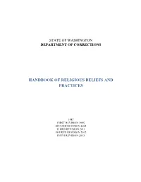 Handbook of Religious Beliefs and Practices