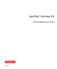Javatest™ Harness 4.5