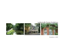 Lambertville Design Guidelines