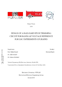 Design of a Rad-Hard Efuse Trimming Circuit For