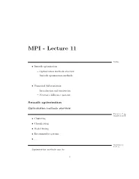 MPI - Lecture 11