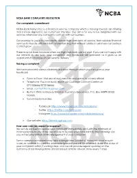 NCBA Bank Complaints Handling Guidelines