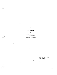 The Player (1992) Screenplay