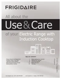 Electric Range with Induction Cooktop