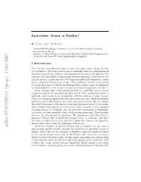 Spacetime: Arena Or Reality?