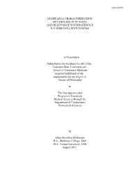 Ayahuasca Characterization, Metabolism in Humans, and Relevance to Endogenous N,N-Dimethyltryptamines