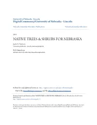 Native Trees & Shrubs for Nebraska