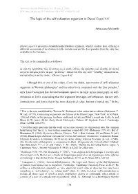 The Logic of the Self-Refutation Argument in Dissoi Logoi 4.6
