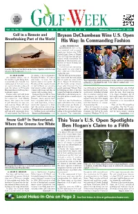 This Year's U.S. Open Spotlights Ben Hogan's Claim to a Fifth Bryson Dechambeau Wins U.S. Open His Way: in Commanding Fashio