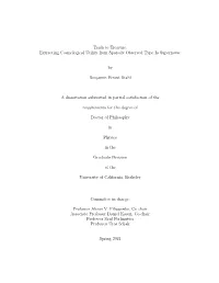 Trash to Treasure: Extracting Cosmological Utility from Sparsely Observed Type Ia Supernovae by Benjamin Ernest Stahl a Disserta