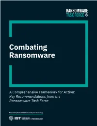 Combating Ransomware Chapter Title 1