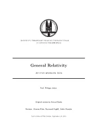 General Relativity