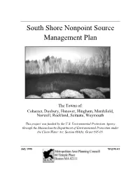 South Shore Nonpoint Source Management Plan
