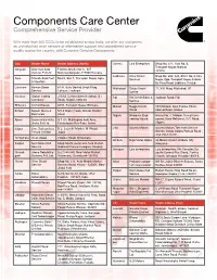 Components Care Center Comprehensive Service Provider