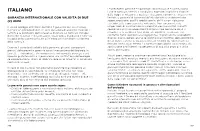 FOSSIL Group Warranty PDF to Upload EMPORIO ARMANI.1.1