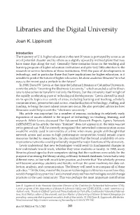 Libraries and the Digital University