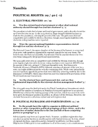 10 / 12 B. Political Pluralism and Participation: 11 / 16