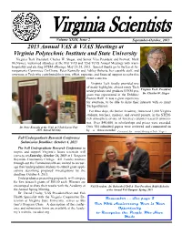2013 Annual VAS & VJAS Meetings at Virginia Polytechnic Institute And