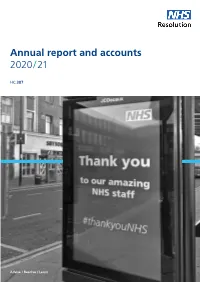 Annual Report and Accounts 2020/21