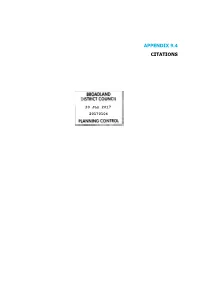 Appendix 9.4 Citations Cws 1393 (