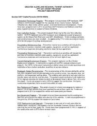 Greater Cleveland Regional Transit Authority Ffy 2014 Grant Program Project Descriptions