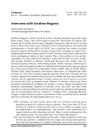 Interview with Sindiwe Magona