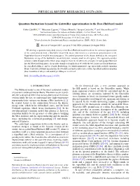 Quantum Fluctuations Beyond the Gutzwiller Approximation in The