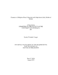 Dynamics of Religious Ritual: Migration and Adaptation in Early Medieval Britain