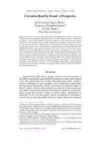 Cervantes Read by Freud: a Perspective