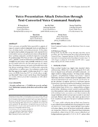 Paper 598 ~ Voice Presentation Attack Detection Through Text-Converted