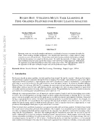 Rugby-Bot: Utilizing Multi-Task Learning & Fine-Grained Features